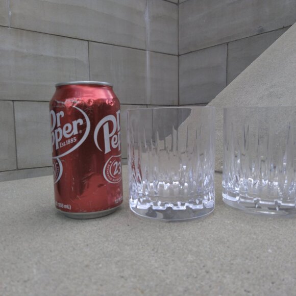 Miller Rogaska Pair (2) Soho Double Old Fashioned Crystal Glasses - Picture 8 of 15